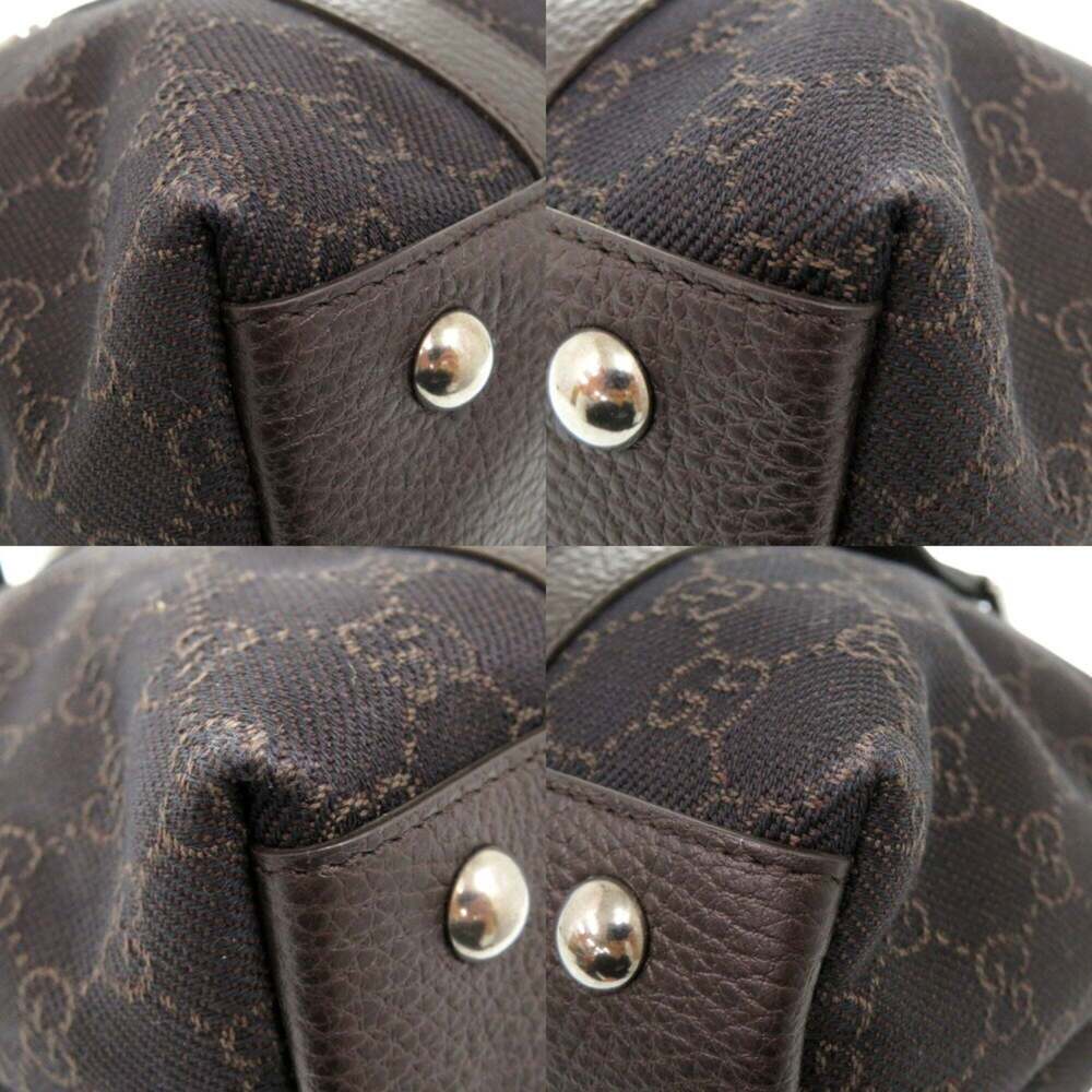 GUCCI Brown Leather Tote Bag - Picture 9 of 10
